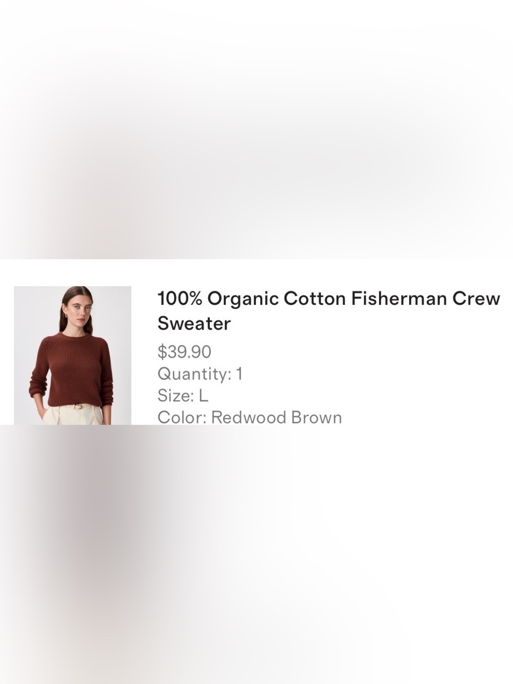 Quince Chunky Knit Sweater - Rust